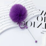 Beadable PomPom Keychain