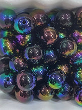 16mm Black AB Coated Beads-N11