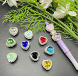 Rhinestone Metal Heart