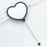 Heart Shaped Beadable Mirror