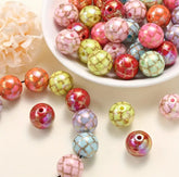 16mm Mosaic AB Style Beads Mix-A13