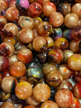 16mm Golden Swirl Luxury Beads Mix-H14