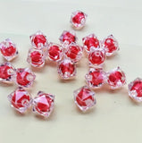 8mm Double Layer Hexagon Small Acrylic (Single Colors)
