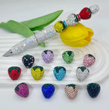 5pc Rhinestone strawberries