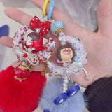 AB Crescent Moon Beads