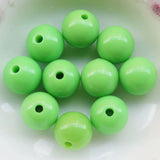 16mm Single Color Bubblegum Beads