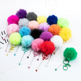 Beadable PomPom Keychain