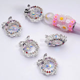 24mm Alloy Rhinestone Garland Beads