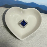 16mm Square Metal Rhinestone Beads