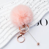 Beadable PomPom Keychain