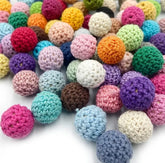 16mm Crochet Beads