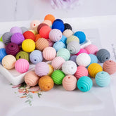 14mm Silicone Honeycomb Beads-E9