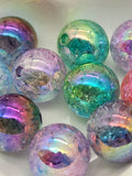 16mm Cracked Ombre Beads Mermaid Mix