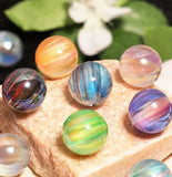 16mm Galactic Rainbow Beads