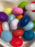 8mm Abacus Silicone Beads Mix