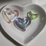 Clear Heart Beads Sets (10 Sets)