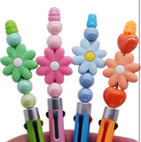 Cute Daisy Silicone Focal Beads