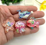 Glitter Sea Creatures Beads Mix