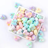 Tulip Embossed Heart Solid Colors Mix-W5