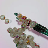 16mm Glow In the Dark Christmas Beads Mix