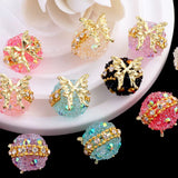 16mm Rhinestone Sugar Butterfly Beads-T16