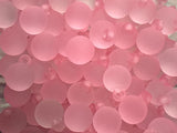 16mm Frosted Solids Pendant Beads (Single Color and Mix)