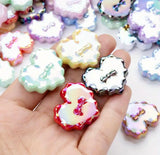 Wavy Heart Beads Mix