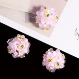 16mm Flower and Bees  Beads