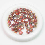 16mm Lavaflow Bicolor UV Beads Pink/Gray-M21