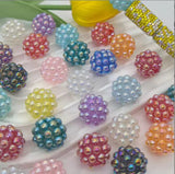 20mm Colorful Pearl AB Rhinestone Beads