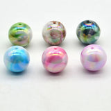 16 mm Marbled AB Covered Beads Mix-A7