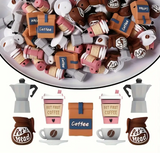 3D Coffee Focal Beads