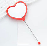 Heart Shaped Beadable Mirror