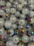 16mm Glossy Ombre Color Acrylic Beads With UV Finish (Mix & Single Colors)