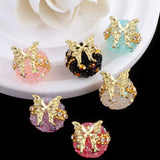 16mm Rhinestone Sugar Butterfly Beads-T16