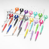 Beadable Pens with Badge Reels