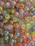 16mm Clear Disco AB Beads Mix