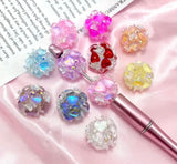 18mm Butterfly and Heart Fancy Beadd