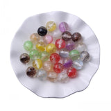 16mm Gold Foil and Galaxy Beads