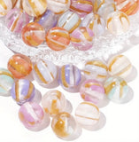 16mm Luxury Gold Striped Beads With UV Plating