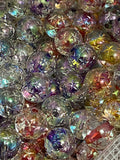 16mm Starburst Clear Colorful Beads Mix-A1