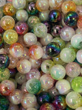 16mm Cracked Bicolor Beads Mix-C1