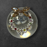 24mm  Alloy Rhinestone Garland Beads