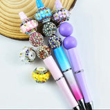 19mm Rhinestone Flower and Bees  Beads