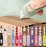 Rounded Beadable Auto Retractable Box Cutter