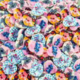 25mm Stitch Heart Beads