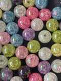 16mm Cracked Luminous Beads Mix-A15