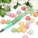 16mmmm Frosted Pumpking Beads Brights Mix