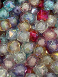 16mm Hexagon Colored Double Layered AB Mix-I13