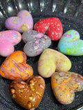 Water Color Heart Beads